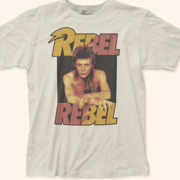 David Bowie Rebel Rebel Tee - Picture 1 of 6
